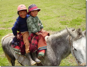 Kinderen in Peru