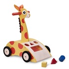 Houten Loopwagen Giraffe