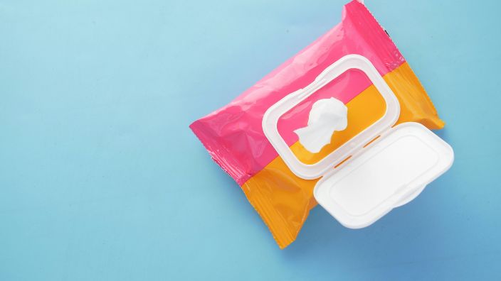 Vochtige doekjes en billendoekjes in WC of GFT?