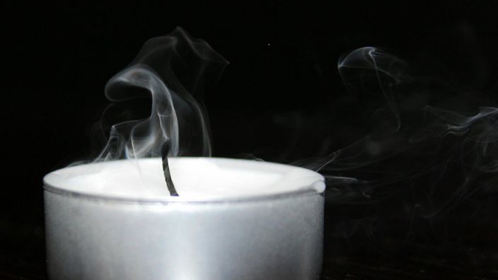 waxinelichtje in aluminium houder